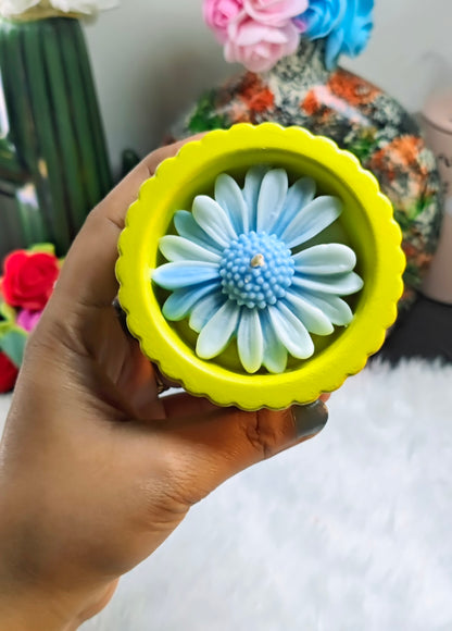 Minimal Concrete Jar Candle | Handmade Soy Wax Candle