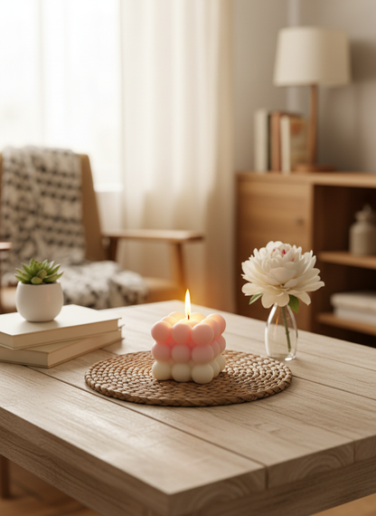 Big Bubble Candle | Handmade Soy Wax Decorative Candle