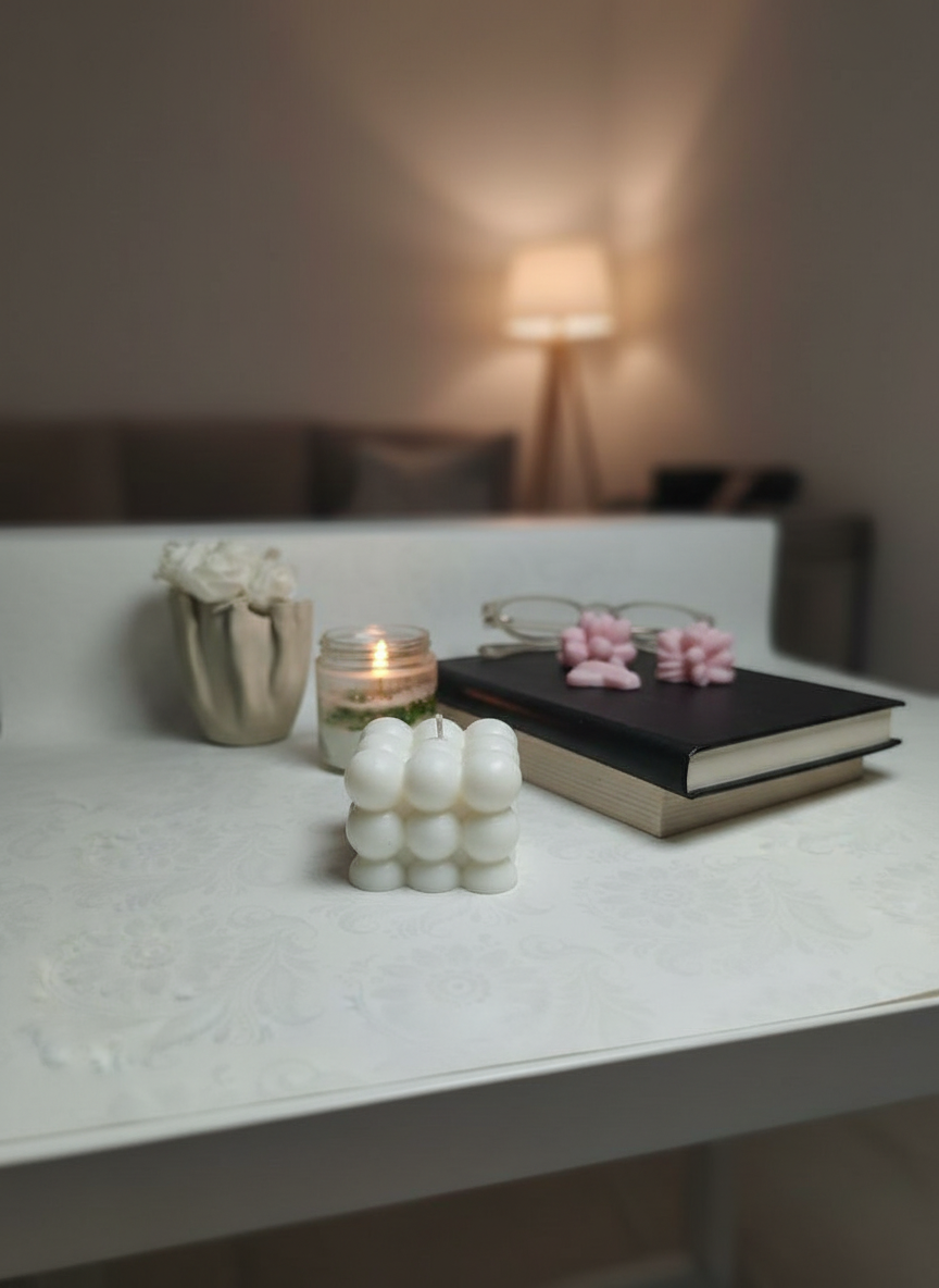 Big Bubble Candle | Handmade Soy Wax Decorative Candle