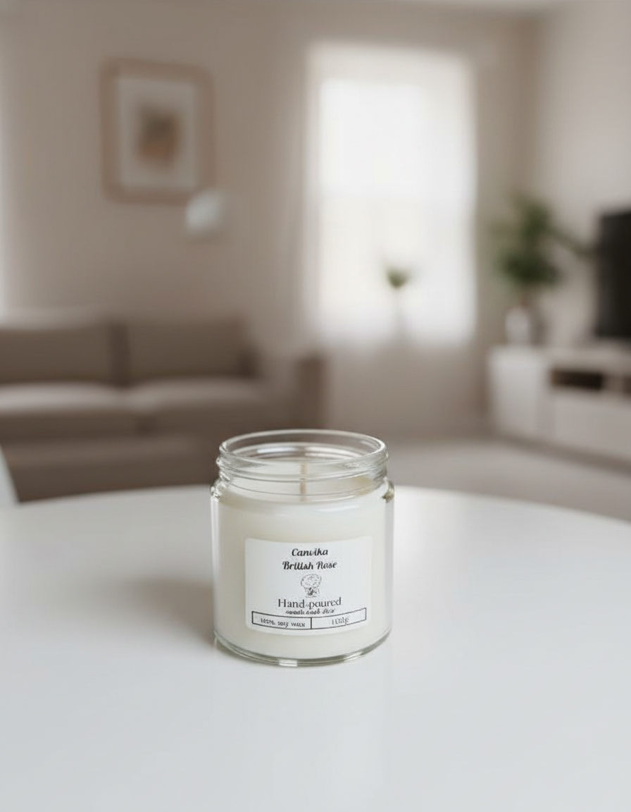 Scented Soy Glass Jar Candle – Relaxing