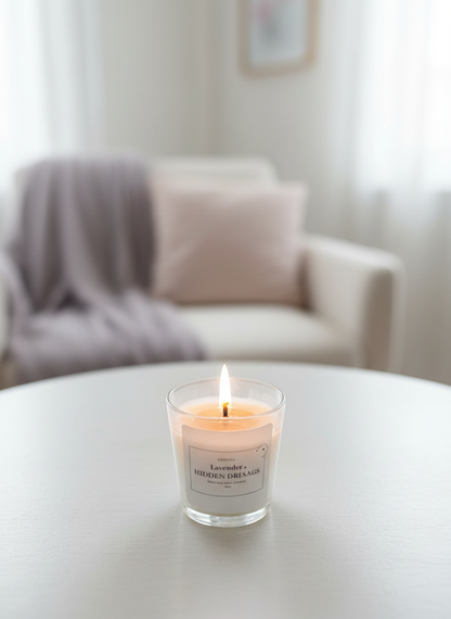 Secret Message Glass Jar Soy Candle