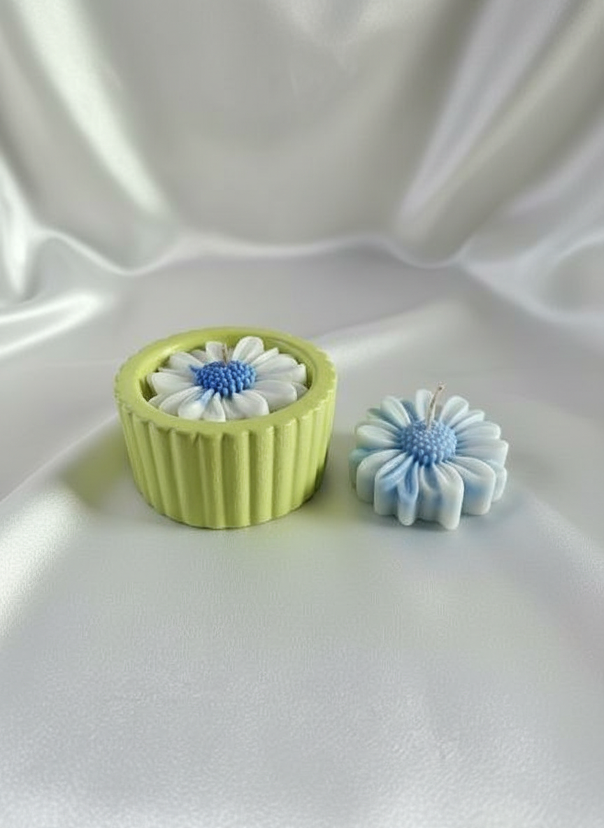 Minimal Concrete Jar Candle | Handmade Soy Wax Candle